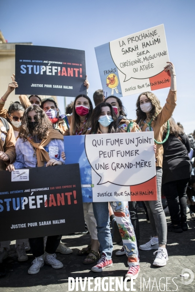 Manifestation Justice pour Sarah Halimi