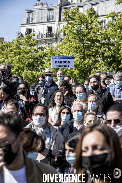 Manifestation Justice pour Sarah Halimi