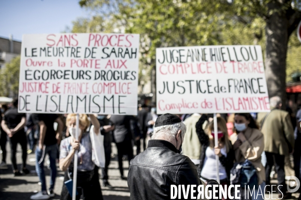 Manifestation Justice pour Sarah Halimi