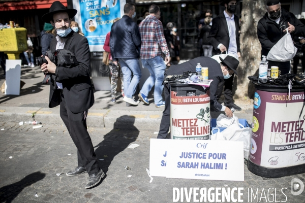 Manifestation Justice pour Sarah Halimi