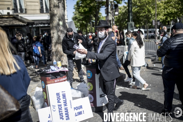 Manifestation Justice pour Sarah Halimi