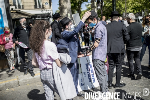 Manifestation Justice pour Sarah Halimi