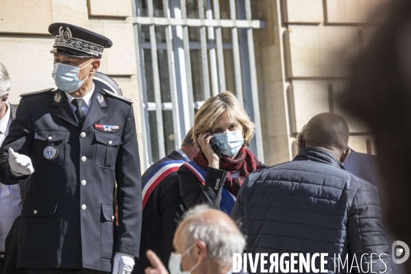 Hommage à Stéphanie Monfermé, fonctionnaire de police assassinée