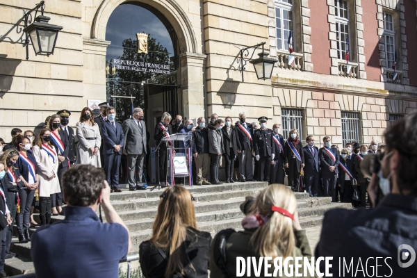 Hommage à Stéphanie Monfermé, fonctionnaire de police assassinée