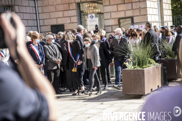 Hommage à Stéphanie Monfermé, fonctionnaire de police assassinée