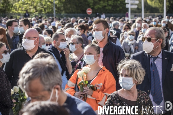 Hommage à Stéphanie Monfermé, fonctionnaire de police assassinée