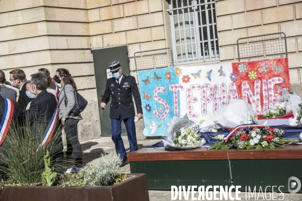 Hommage à Stéphanie Monfermé, fonctionnaire de police assassinée