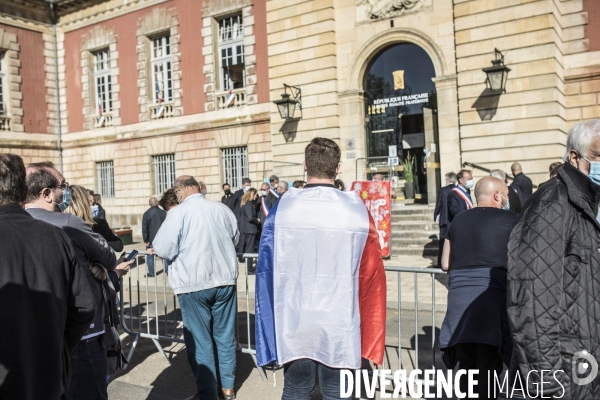 Hommage à Stéphanie Monfermé, fonctionnaire de police assassinée