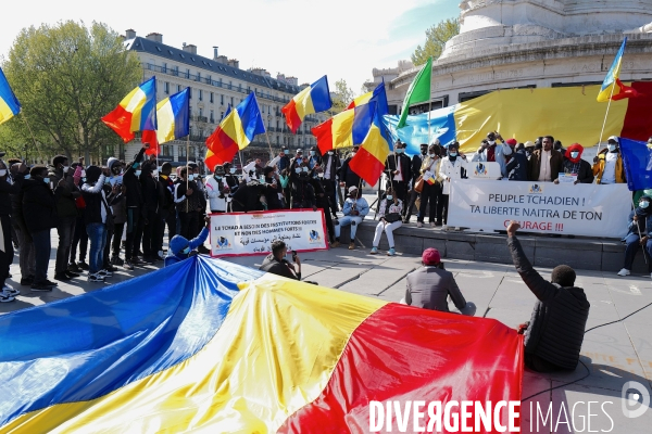 Manifestation des Patriotes de la diaspora Tchadienne