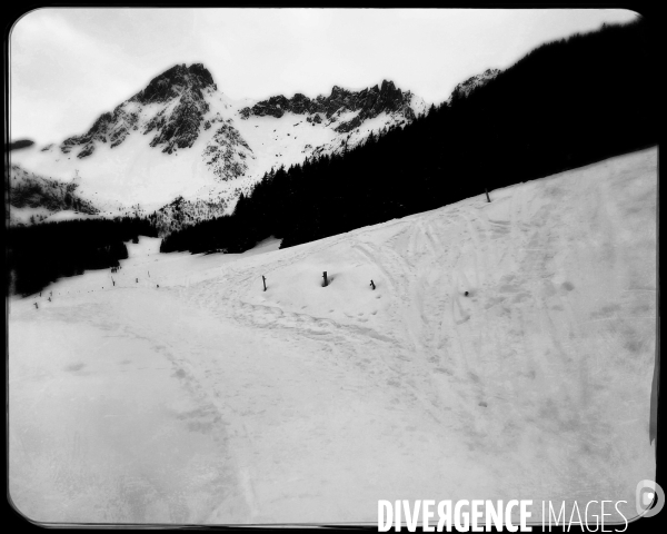 Domaine skiable des Contamines-Montjoie fermé