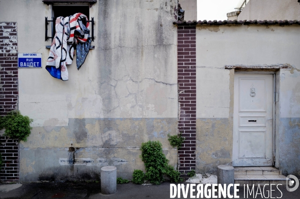 La facade d une habitation à Saint-Denis