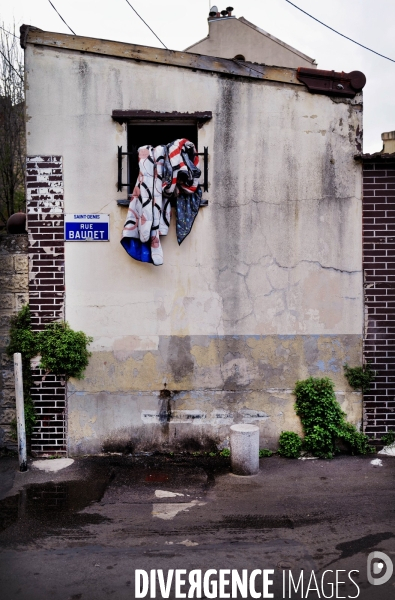 La facade d une habitation à Saint-Denis