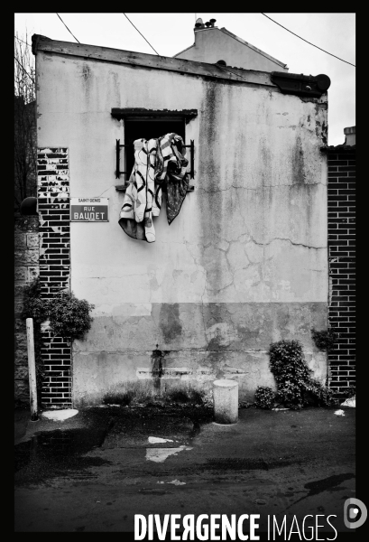 La facade d une habitation à Saint-Denis