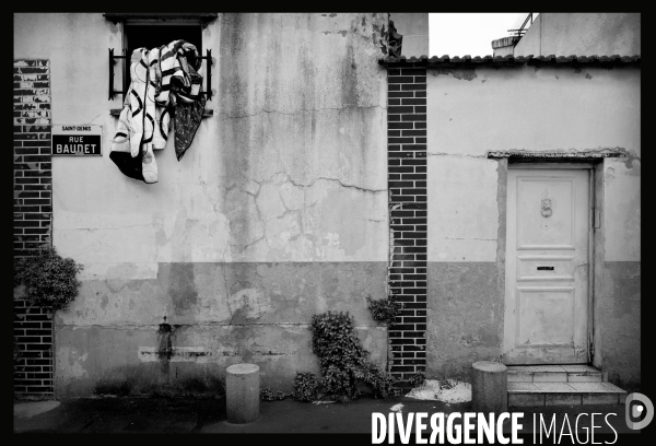 La facade d une habitation à Saint-Denis