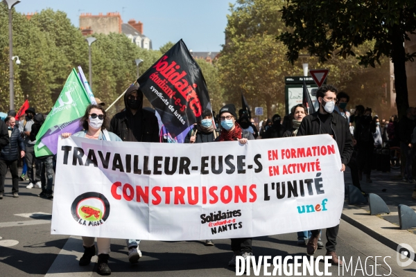 Défilé du 1er mai à Nantes