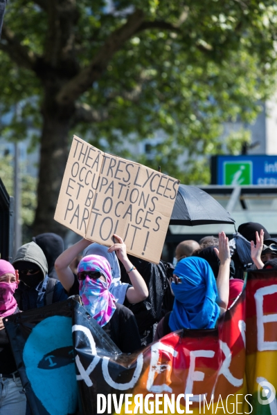 Défilé du 1er mai à Nantes