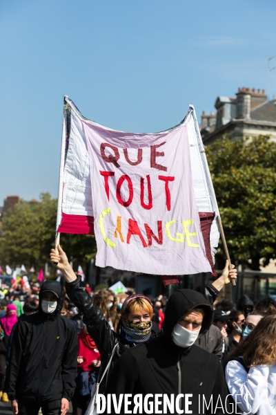 Défilé du 1er mai à Nantes