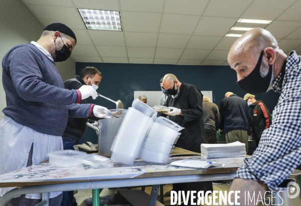 Préparation distribution alimentaire Mosquée de Bordeaux Nord, Bruges et Bouscat