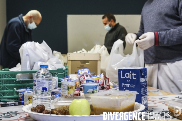 Préparation distribution alimentaire Mosquée de Bordeaux Nord, Bruges et Bouscat