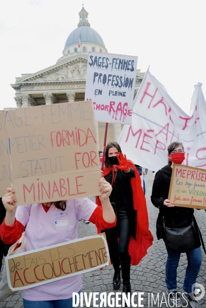 Manifestation des sages femmes