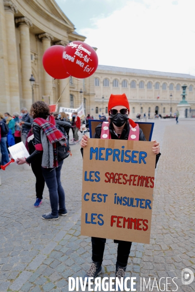 Manifestation des sages femmes