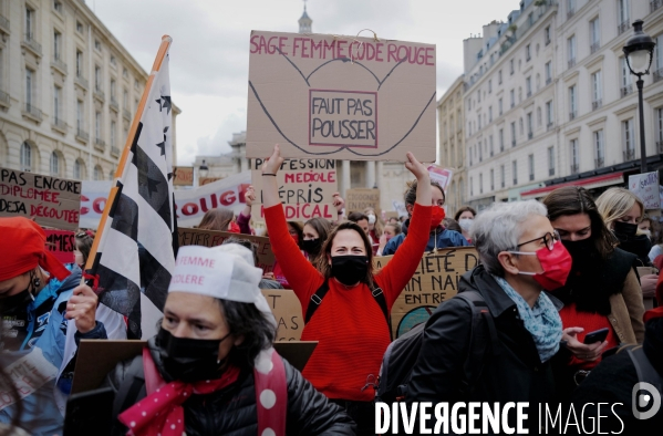 Manifestation des sages femmes