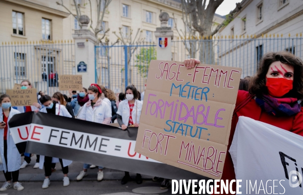 Manifestation des sages femmes