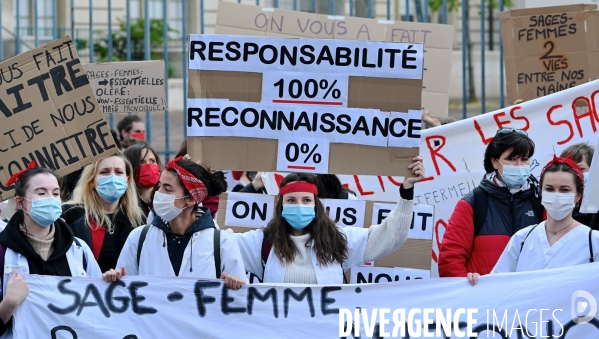 Manifestation des sages femmes