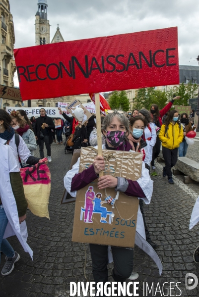 Manifestation des sages femmes