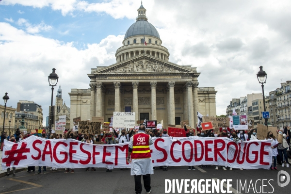 Manifestation des sages femmes