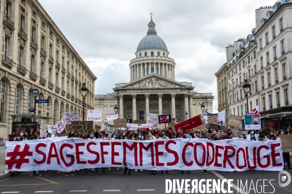 Manifestation des sages femmes