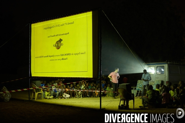Projection films de sensibilisations au Burkina Faso
