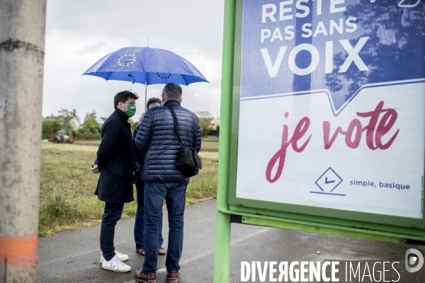 Elections régionales 2021 : Julien Bayou en déplacement dans les Yvelines