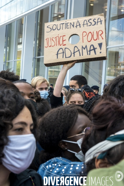 Rassemblement de soutient à Assa Traoré