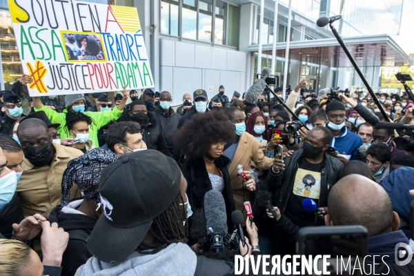 Rassemblement de soutient à Assa Traoré