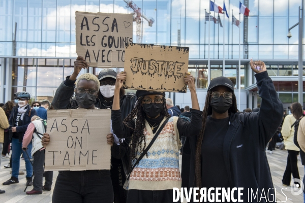 Rassemblement de soutient à Assa Traoré