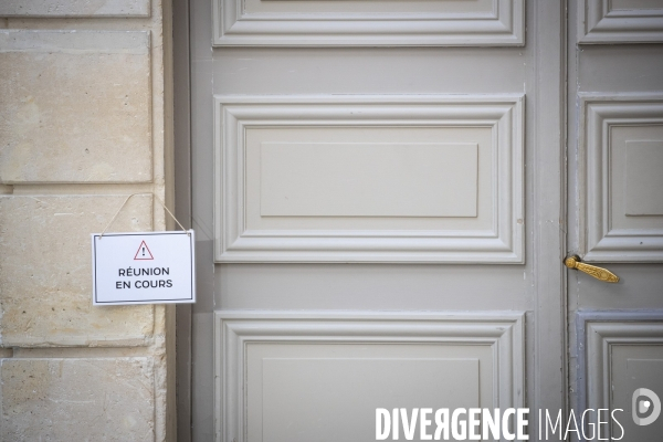 Castex, Darmanin et Dupond-Moretti: conference de presse à l Elysee