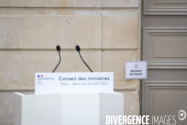 Castex, Darmanin et Dupond-Moretti: conference de presse à l Elysee