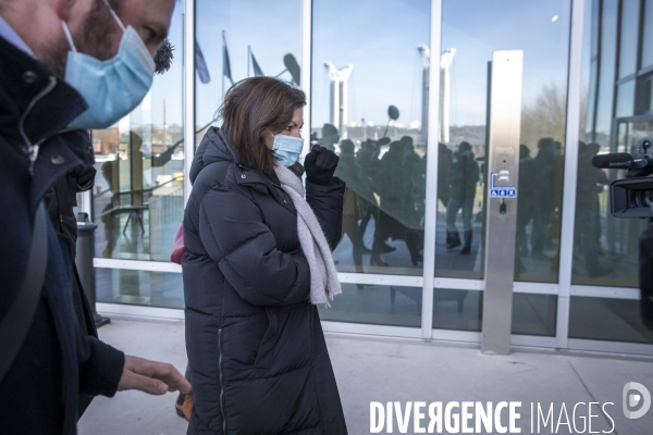 Anne Hidalgo et Edouard Philippe à Rouen