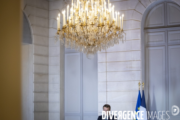 Emmanuel Macron, Conseil européen, conference de presse