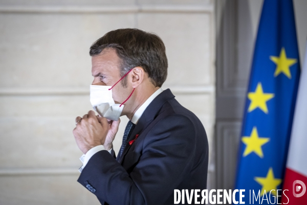 Emmanuel Macron, Conseil européen, conference de presse