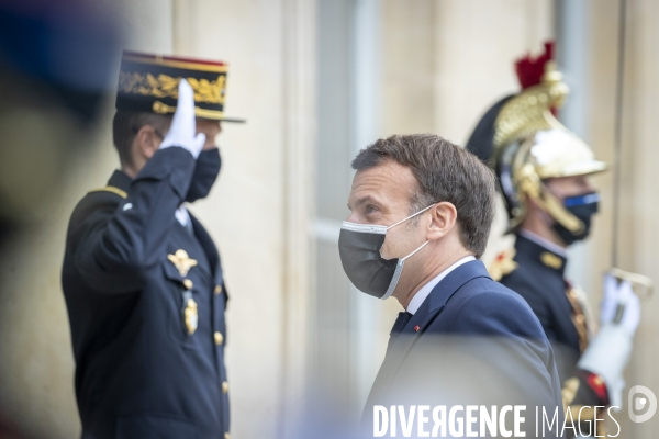 Emmanuel Macron - fevrier - mars - avril 2021