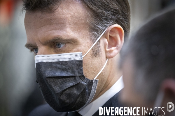 Emmanuel Macron - fevrier - mars - avril 2021