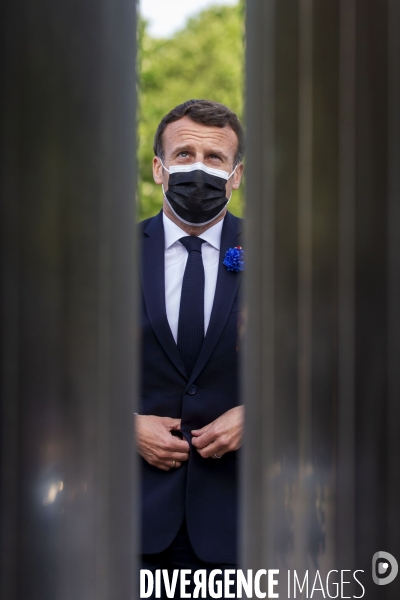 Emmanuel MACRON preside la cérémonie du 8 mai.