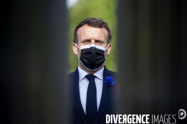 Emmanuel MACRON preside la cérémonie du 8 mai.