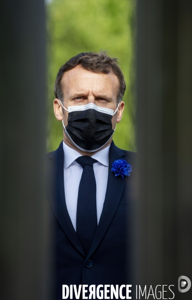 Emmanuel MACRON preside la cérémonie du 8 mai.