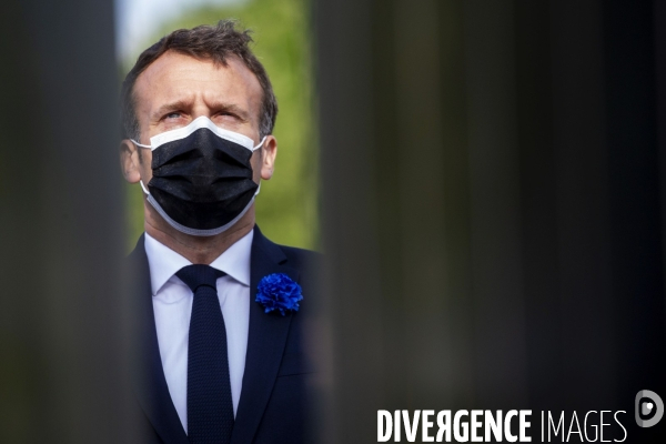 Emmanuel MACRON preside la cérémonie du 8 mai.