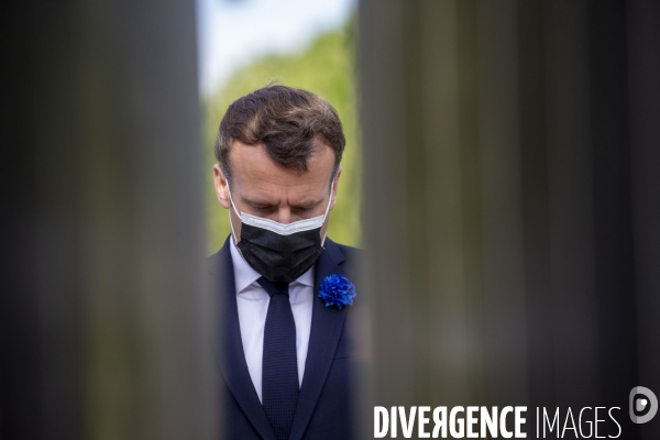 Emmanuel MACRON preside la cérémonie du 8 mai.