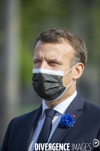 Emmanuel MACRON preside la cérémonie du 8 mai.