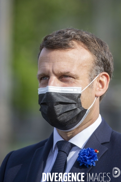 Emmanuel MACRON preside la cérémonie du 8 mai.